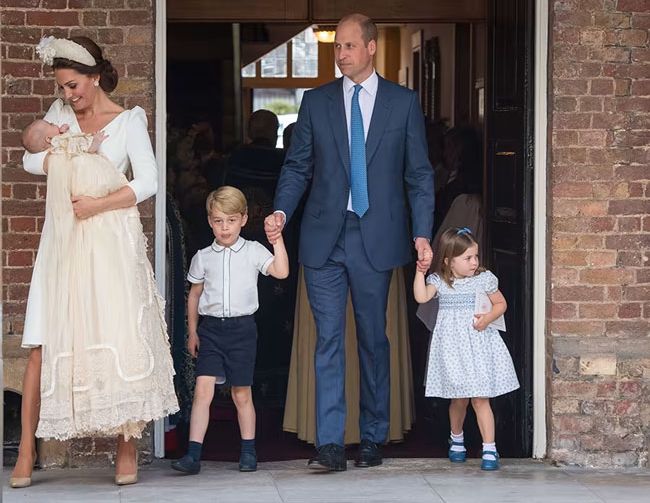 prince louis christened
