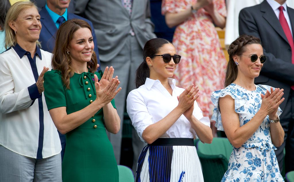 Princess Kate, Meghan Markle and Pippa Middleton attend Wimbledon in 2019