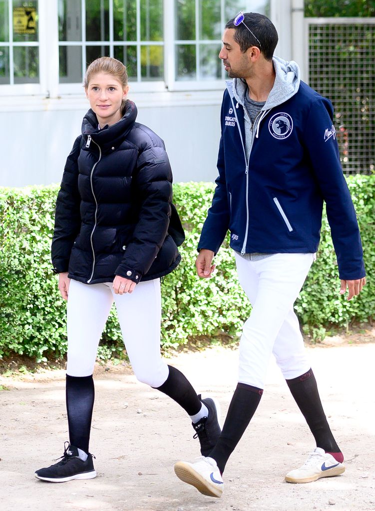 Jennifer Gates and Nayel Nassar during Madrid-Longines Champions, the International Global Champions Tour at Club de Campo Villa de Madrid on May 17, 2019 in Madrid, Spain
