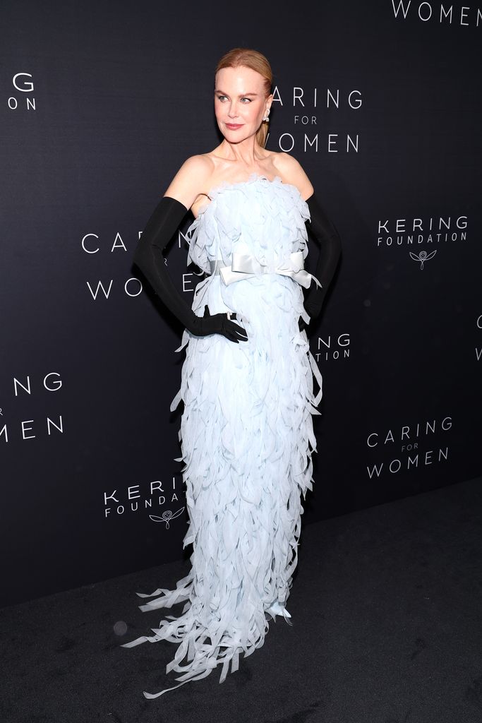 Nicole Kidman attends the Kering Foundation Second Annual Caring For Women Dinner at The Pool on September 12, 2023 in New York City. 
