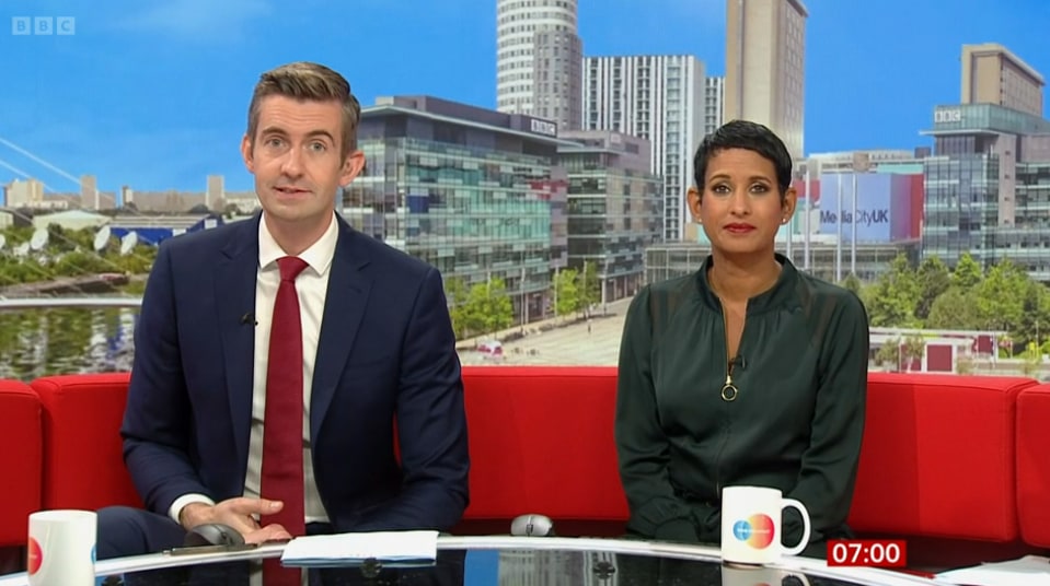 Ben Thompson and Naga Munchetty