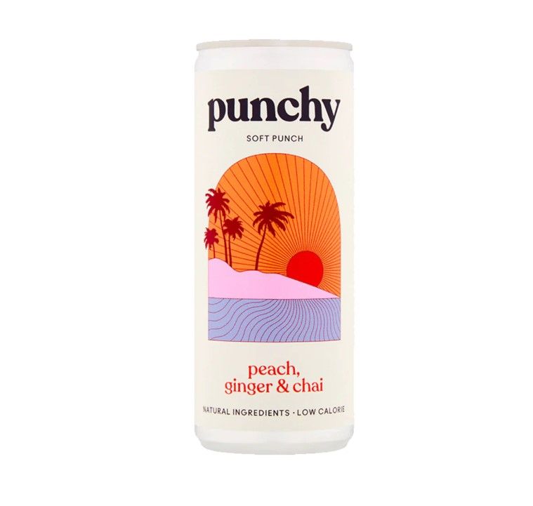 Punchy drinks soft punch alcohol free cocktail mocktail in a can 
