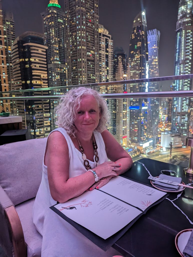 Mum enjoying Attiko Dubai