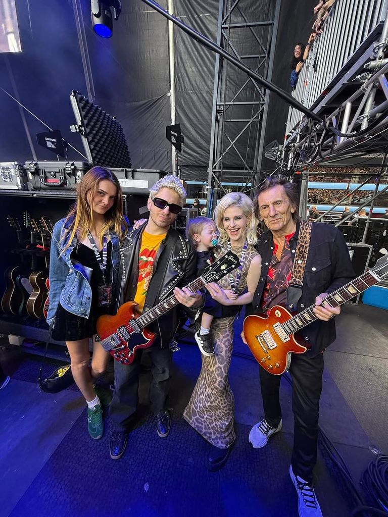 Kelly Osbourne shares a photo from Black Sabbath's final show in Birmingham on July 5, posted on Instagram