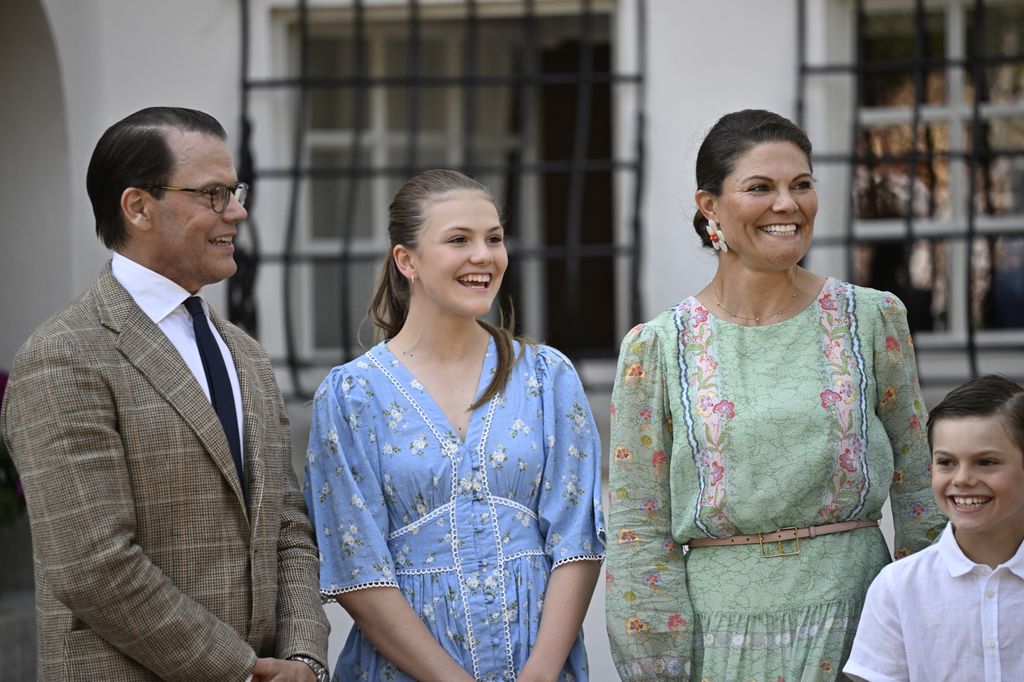 Prince Daniel, Princess Estelle, Prince Oscar and Crown Princess Victoria 