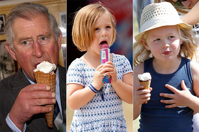 royals eating ice cream