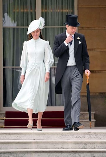 Kate Middleton's Mint-Green Dress Is Very Regencycore