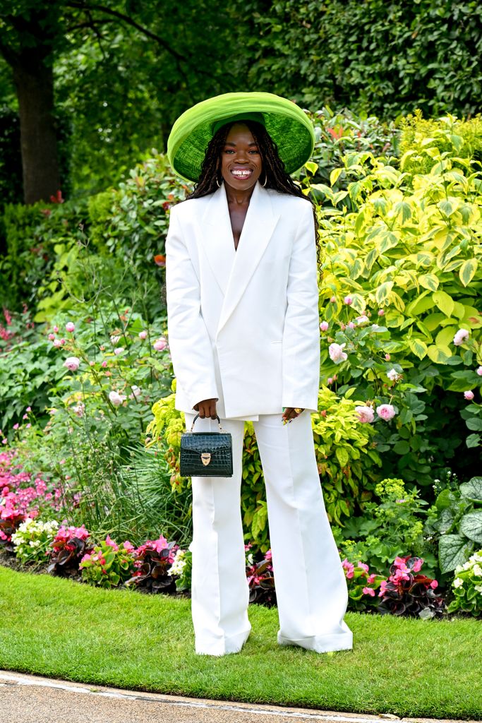 Nana Acheampong attends the 2nd day of Royal Ascot at Ascot Racecourse on June 19, 2024 in Ascot, England. (Photo by Kirstin Sinclair/Getty Images for Ascot Racecourse)