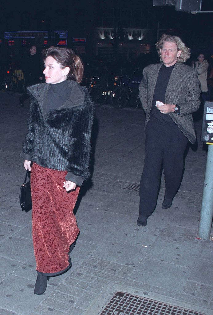 Robert John Mutt Lange, husband and producer of the US singer Shania Twain, attending a performance of Swan Lake at the Dominion Theatre in London West End, February 2000