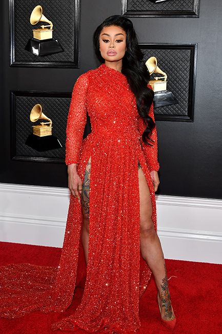 Blac Chyna on Grammys red carpet