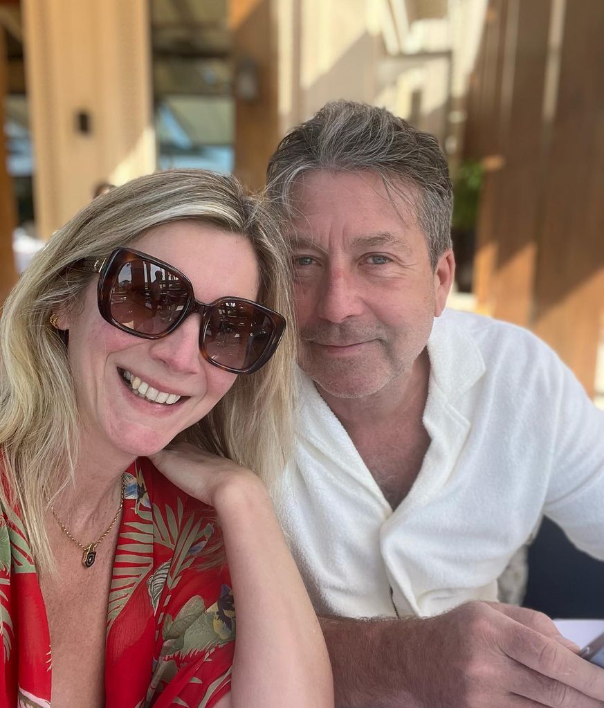 Lisa Faulkner and John Torode on holiday