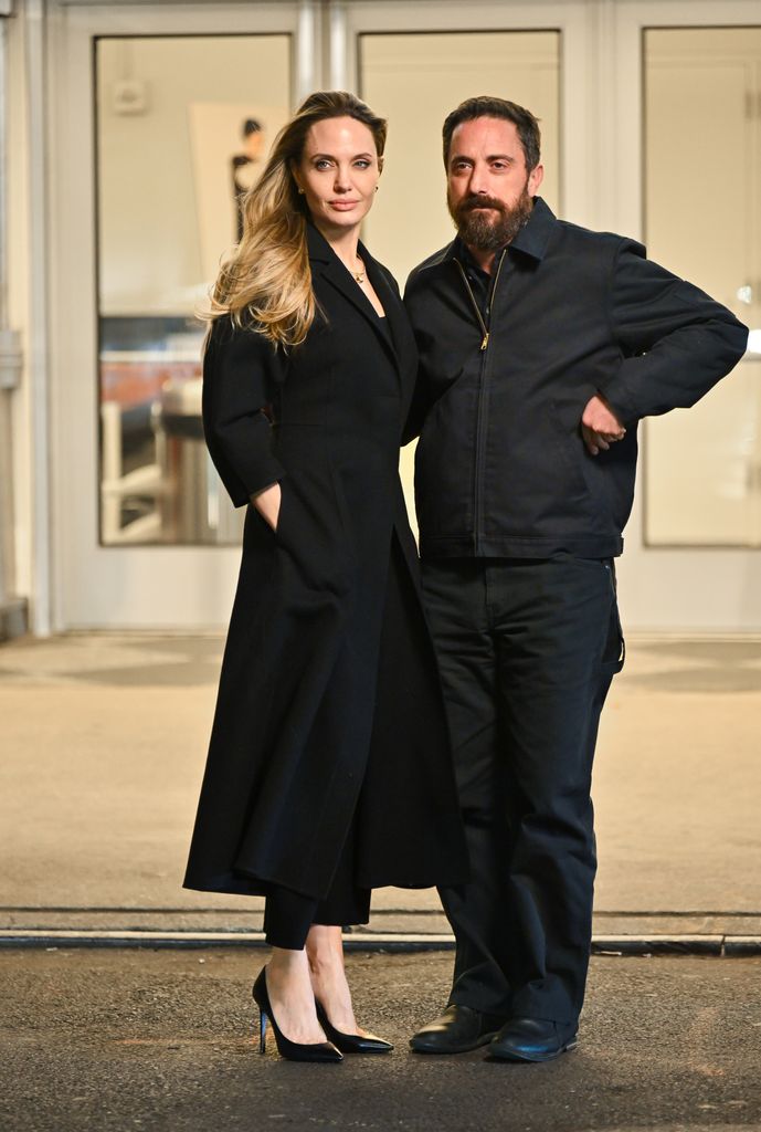 She and Pablo Larraín arrived at The Paris Theatre 