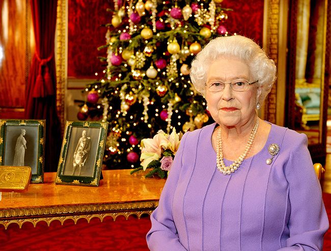 the queen christmas