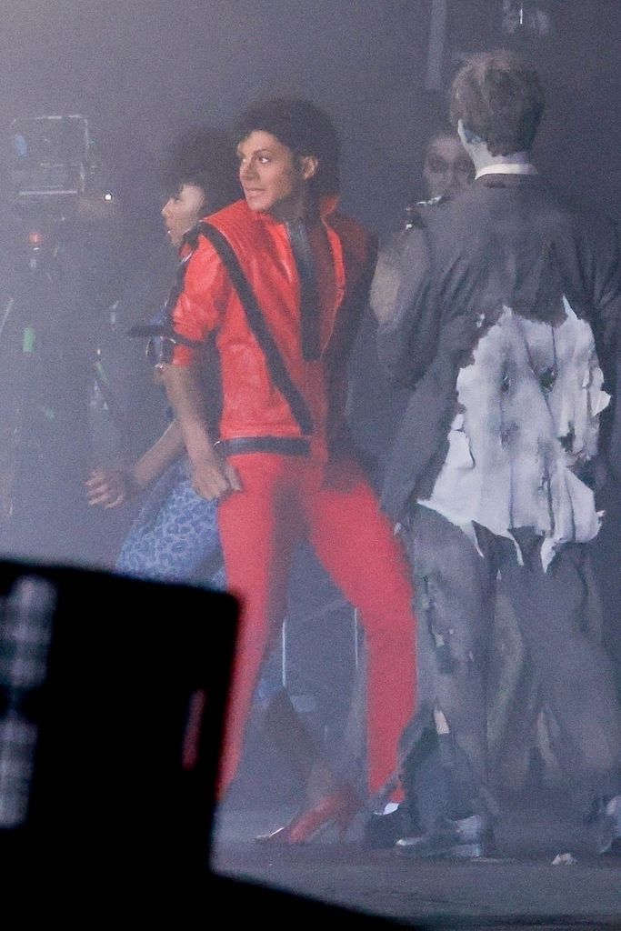 Jaafar Jackson performing as Michael Jackson 