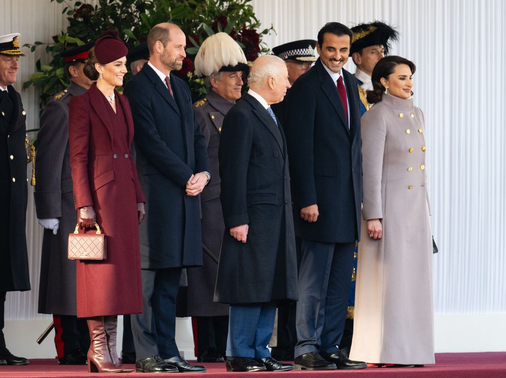 royals during qatar state visit