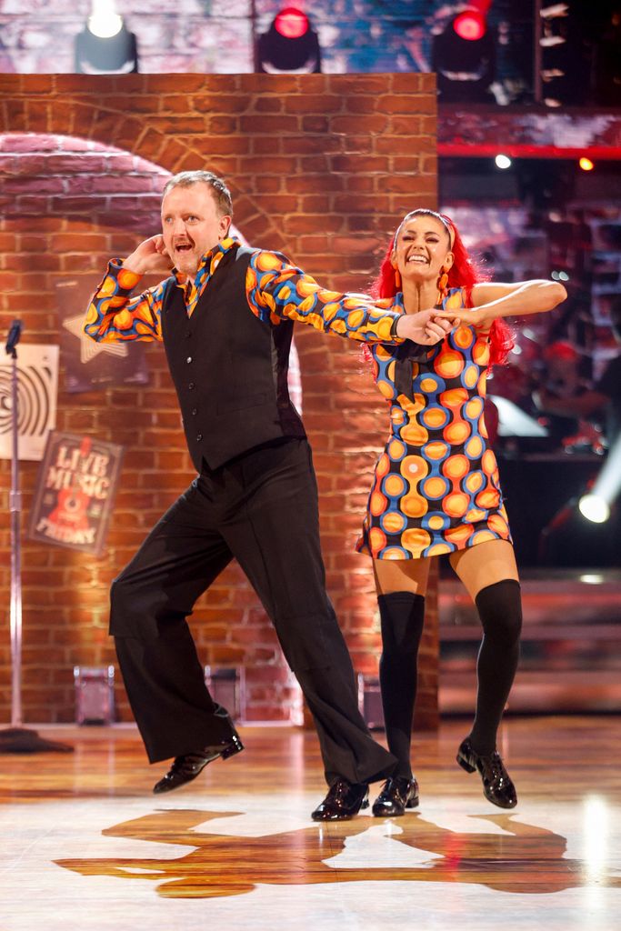 Chris McCausland & Dianne Buswell took to the dancefloor