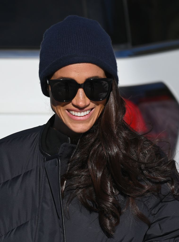 Meghan Markle wearing Blenders sunglasses in Canada
