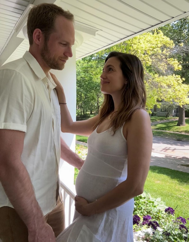 Photo shared by Torrey DeVitto on Instagram May 2024 announcing she is expecting her first baby, a girl, with director Jared LaPine.