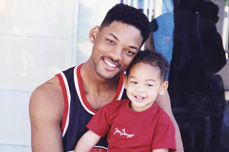 Will with Trey as a youngster