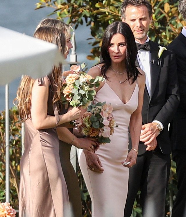 Courteney Cox steals the show at friend's lavish wedding in Australia |  HELLO!