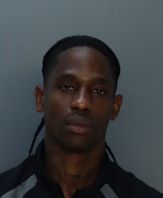 travis scott mugshot