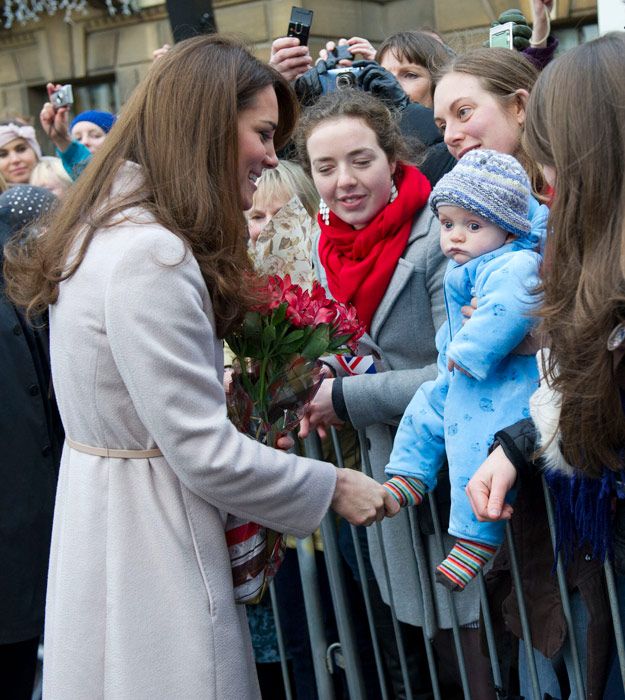 Kate Middleton cooing over babies – 10 broody photos | HELLO!