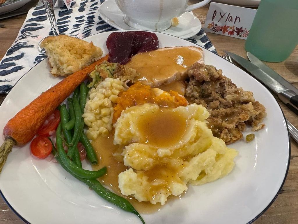 The Today Show star's Thanksgiving meal was completely gluten free