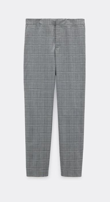 grey zara trousers
