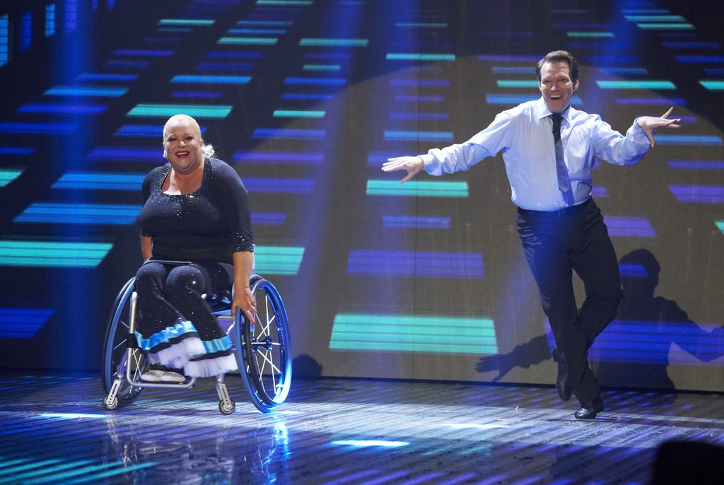 Paula Moulton and Gary Lyness dancing on Britain's Got Talent on 10 May 2012