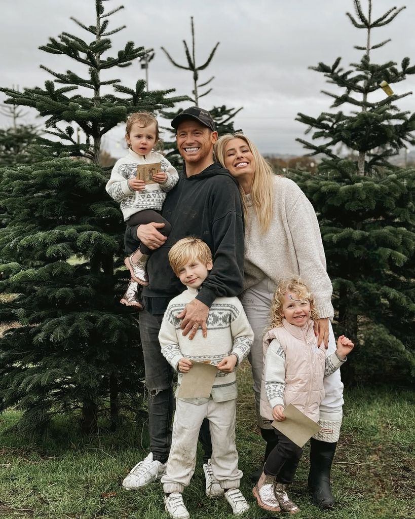 Joe and Stacey's adorable children have helped to get them into the Christmas spirit