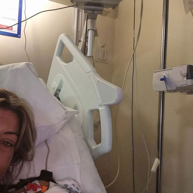 gemma oaten hospital selfie