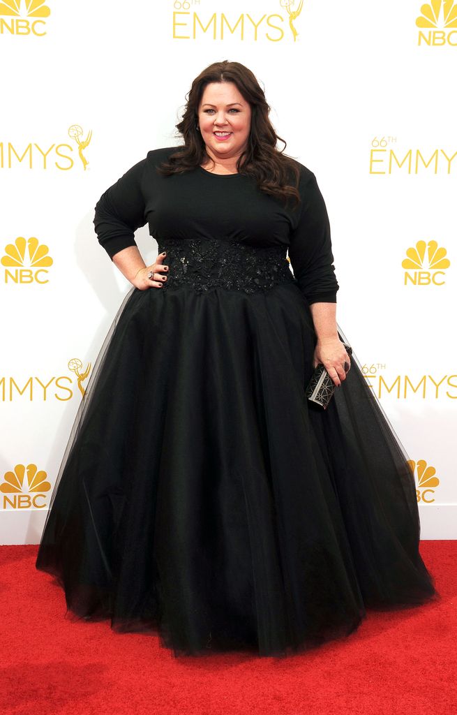 melissa mccarthy black dress emmys