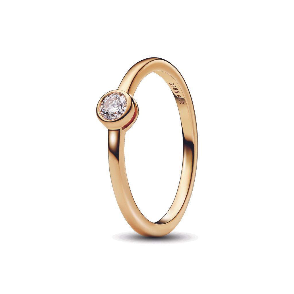 Pandora Era Bezel 14k Gold Lab-Grown Diamond Ring