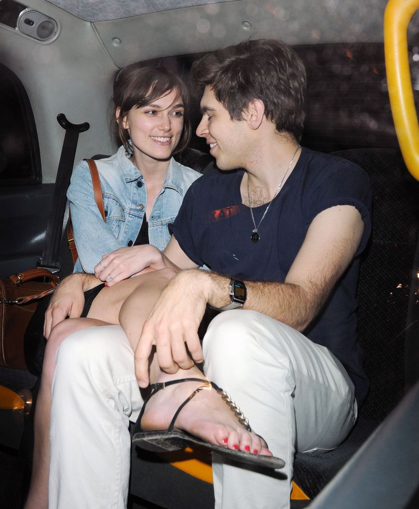 Keira Knightley and  James Righton leaving The Wolseley Restaurant on May 30, 2012 in London, England