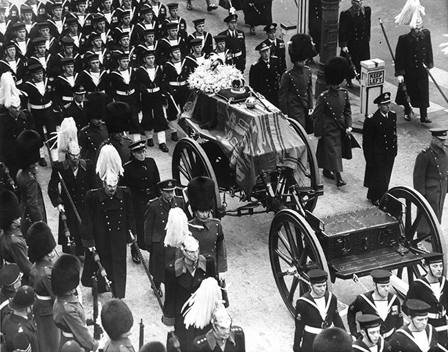 king george funeral