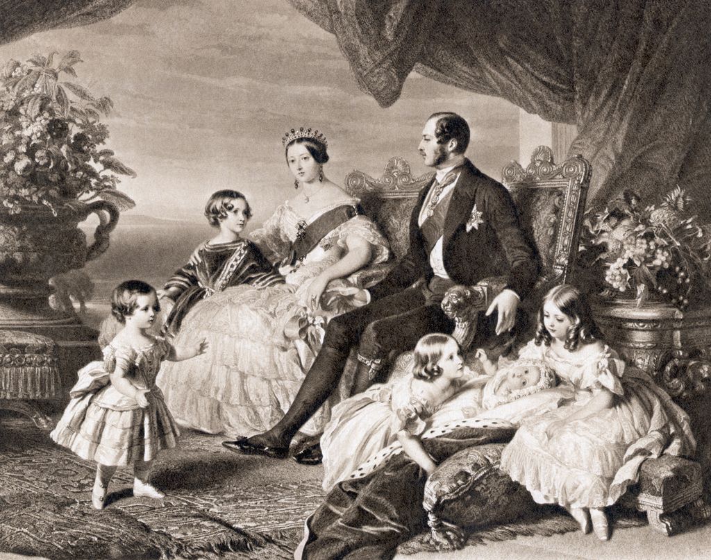 Queen Victoria and Albert had a total of nine children 