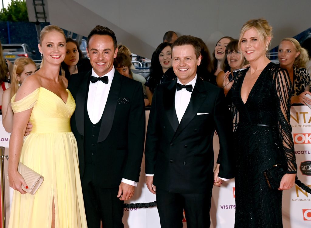 Anne-Marie Corbett, Ant McPartlin, Dec Donnelly and Ali Astall at NTAs