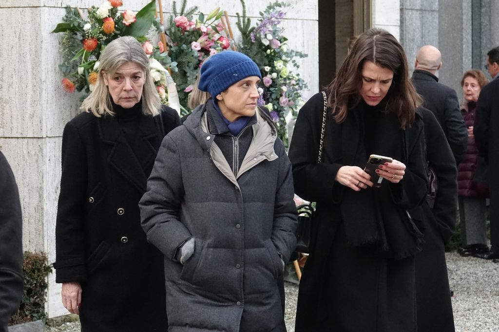 Caroline and Charlotte pictured with Afra Casiraghi