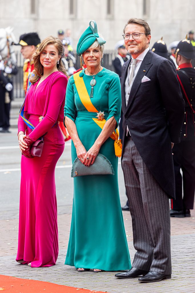 Princess Alexia with Prince Constantijn and Princess Laurentien