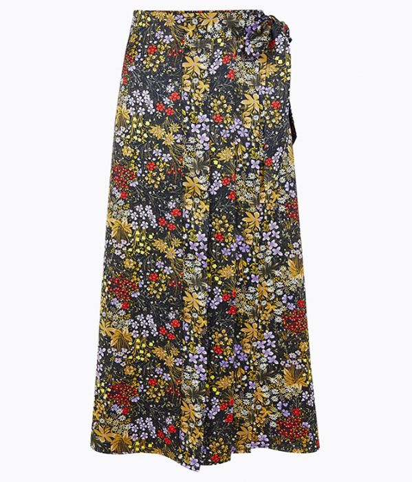 M&S floral skirt