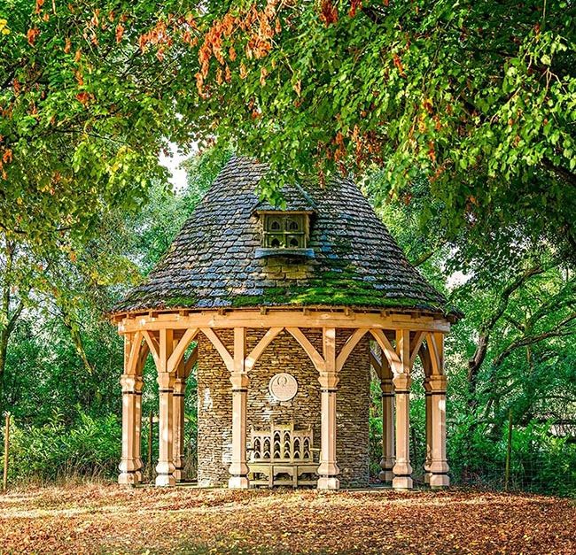 highgrove house autumn dovecote