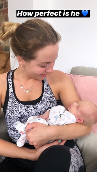 lydia bright meets stacey solomon baby boy