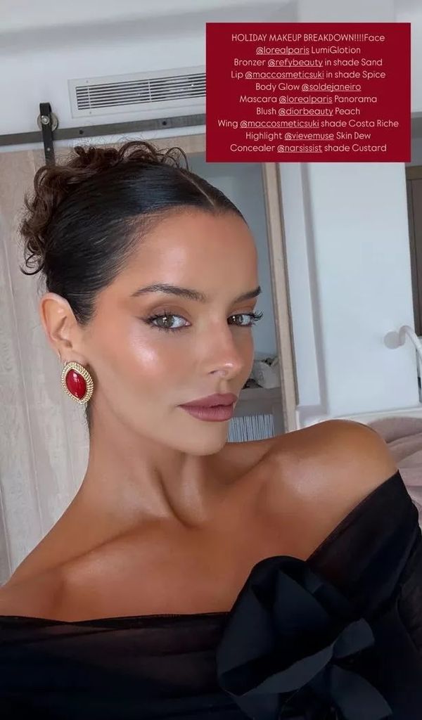 Maura Higgins in black top