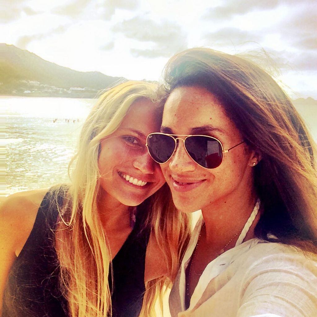 A photo of Meghan Markle and her friend Heather
