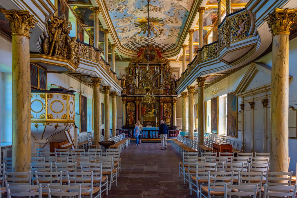 The royal chapel at Grasten Palace 