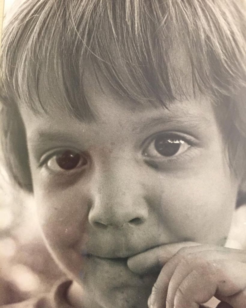 Ben Falcone in a childhood throwback photo shared by Melissa McCarthy on Instagram