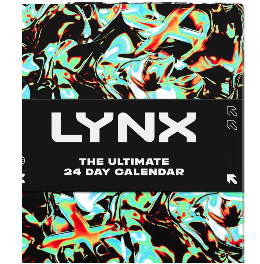 Lynx advent calendar 2025 for teenage boys and men