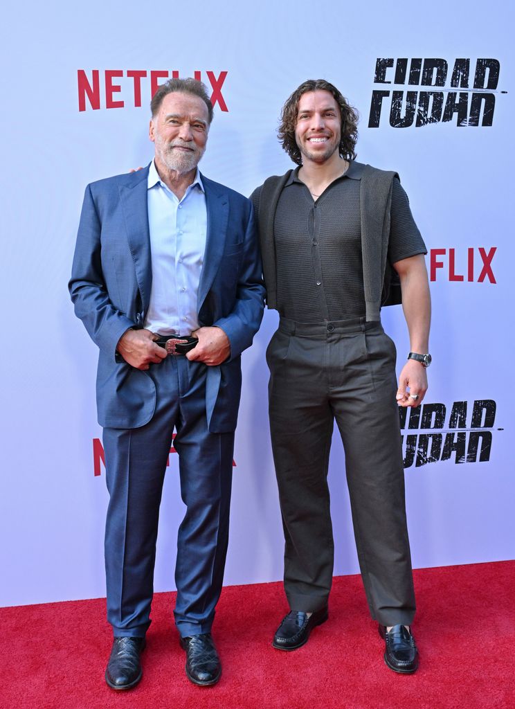Arnold Schwarzenegger et Joseph Baena 