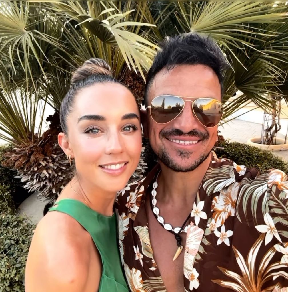 Emily Andre and Peter Andre on holiday