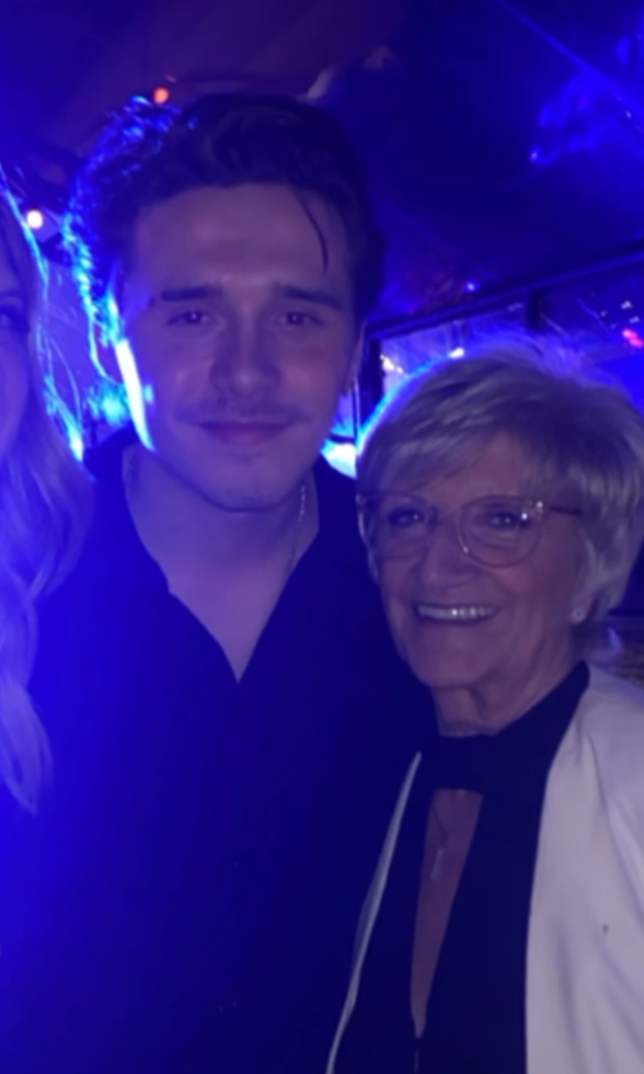 Brooklyn Beckham has posted a snap for his grandmother's birthday
